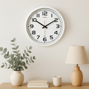 Homing Beyaz Çerçeveli Duvar Saati 241864