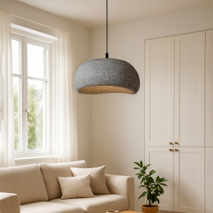 Homing Stone İskandinav Tarz Dokulu Koyu Gri Beyaz 241640