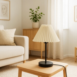 Homing Floi Pileli Başlık Metal Siyah Abajur 241925