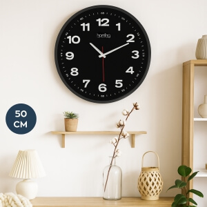 Homing Nord Siyah Saat 50 cm 