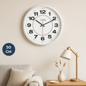 Homing Luno Beyaz 50 cm Saat