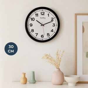 Homing Nero Siyah Çerçeveli Saat 30 cm 242100