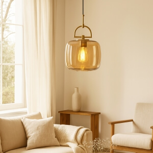 Homing Eleganza Retro Antik Cam Avize 242103