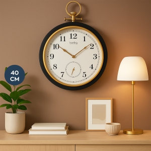 Homing Çift Kadranlı Duvar Saati 242114