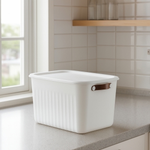 Homing Çok Amaçlı Kapaklı  Beyaz Organizer Kutu 15 LT