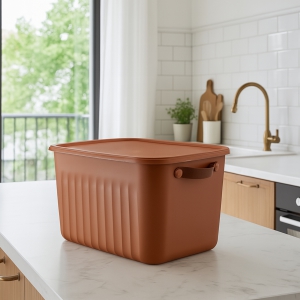 Homing Çok Amaçlı Kapaklı  Turuncu Organizer Kutu 15 LT