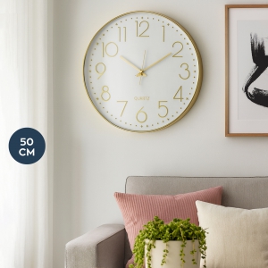 Homing Lumi Gold Çerçeve 50 cm Saat 242269