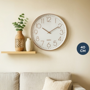 Homing Liva Rose Gold 40 cm Duvar Saati 242275