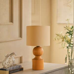 Homing Maine Ahşap Abajur 242325