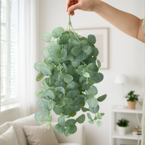 Homing Büyük Boy Lüx Okaliptus Yapay Bitki 80x30 cm