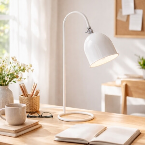Homing Beyaz Retro Basic Masa lambası 242390