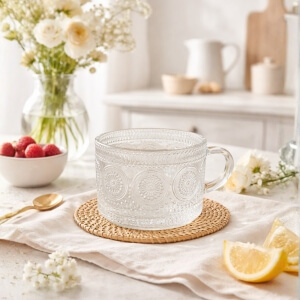 Homing Elisa Rustic Glass Mug 242422