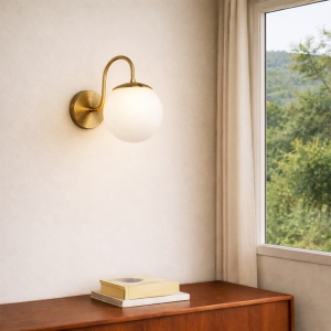 Homing Stars Antik Gold Camlı Aplik 242430