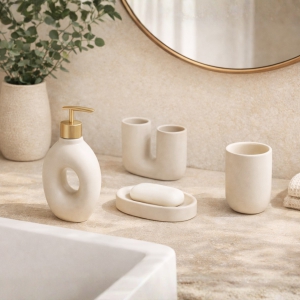 Homing Ceramic Bathroom Set 242438