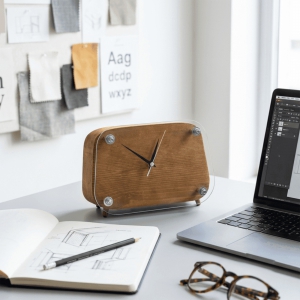 Homing Ahşap Masaüstü Saat 242474