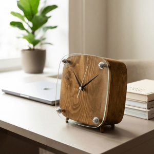 Homing Ahşap Masaüstü Saat 242475