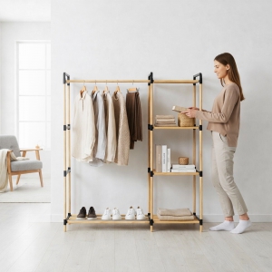 Homing Raflı Elbise Askılığı Organizeri 242512