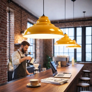 Homing London Retro Sarı Metal Sarkıt 242544