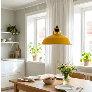 Homing Dock Retro Sarı Metal Sarkıt 242561