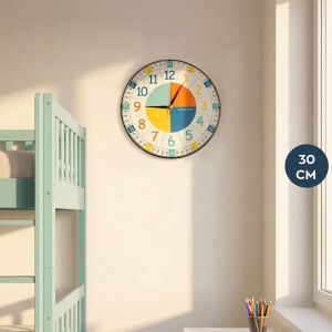 Homing Rainbow Eğitici Çocuk Odası Duvar Saati 242573