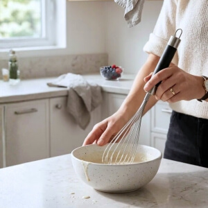 Homing Sandy Black Steel Whisk 242593