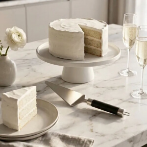 Homing Black Handle Steel Spatula 242601