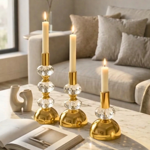 Homing Valerra Gold Şamdan Seti 242605