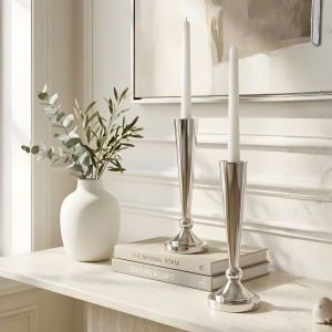 Homing Ester Krom Şamdan Mumluk 2'li Set 242610