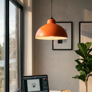 Homing Luke Retro Turuncu Metal Sarkıt 242637