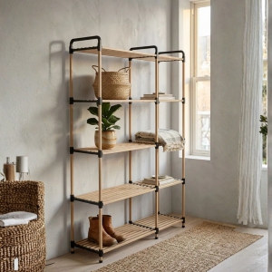 Homing Ahşap Raflı Organizer Kitaplık 242680