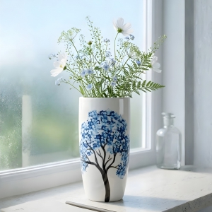 Homing Çiçek Desenli Saksı