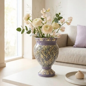 Homing Lila Renkli 29 cm Vazo