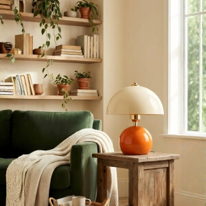 Homing Blush Turuncu Krem Abajur 242738