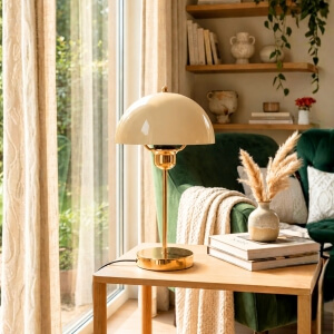Homing İndiana Krem Gold Abajur 242776